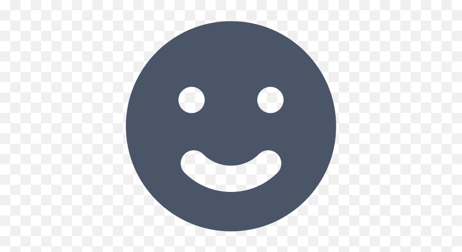 Emoji Happy Free Icon Of Heroicons - Dot,Happy Emoji Icon