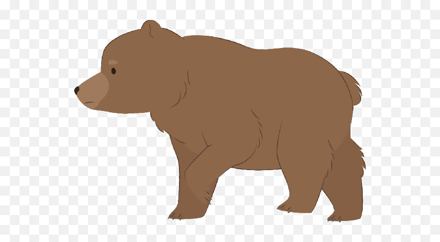 Tag For Bear Running Animated Gif - Animal Figure Emoji,Animated Bear Emoticon