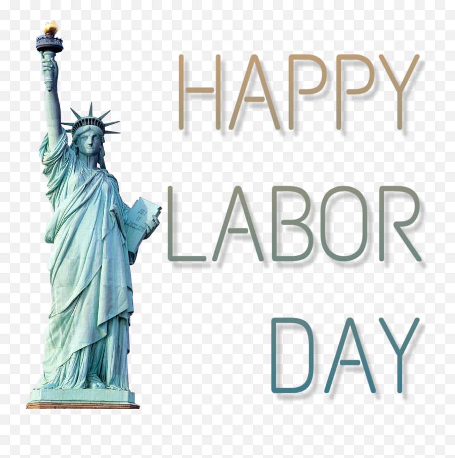 Happy Labor Day Sticker Challenge - Statue Of Liberty National Monument Emoji,Labor Day Emoji