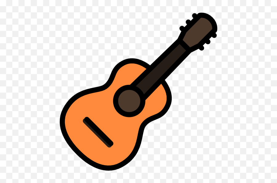 Download Guitar Acoustic Flamenco Cartoon Classical Png File - Transparent Background Cartoon Guitar Png Emoji,Flamenco Dancer Emoticon