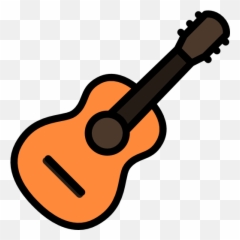 Download Guitar Acoustic Flamenco Cartoon Classical Png File - Transparent Background Cartoon Guitar Png Emoji,Flamenco Dancer Emoticon