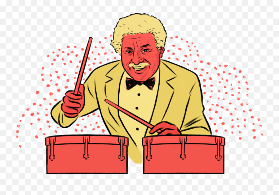 An Nyc Mambo Boogaloo And Salsa Family Tree Red Bull - Tito Puentes Vector Emoji,Solar Dancer Smiley Face Emoticon