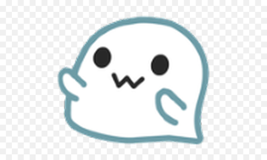 Ghostii Chan - Ghost Hug Emote Emoji,J3 Emojis