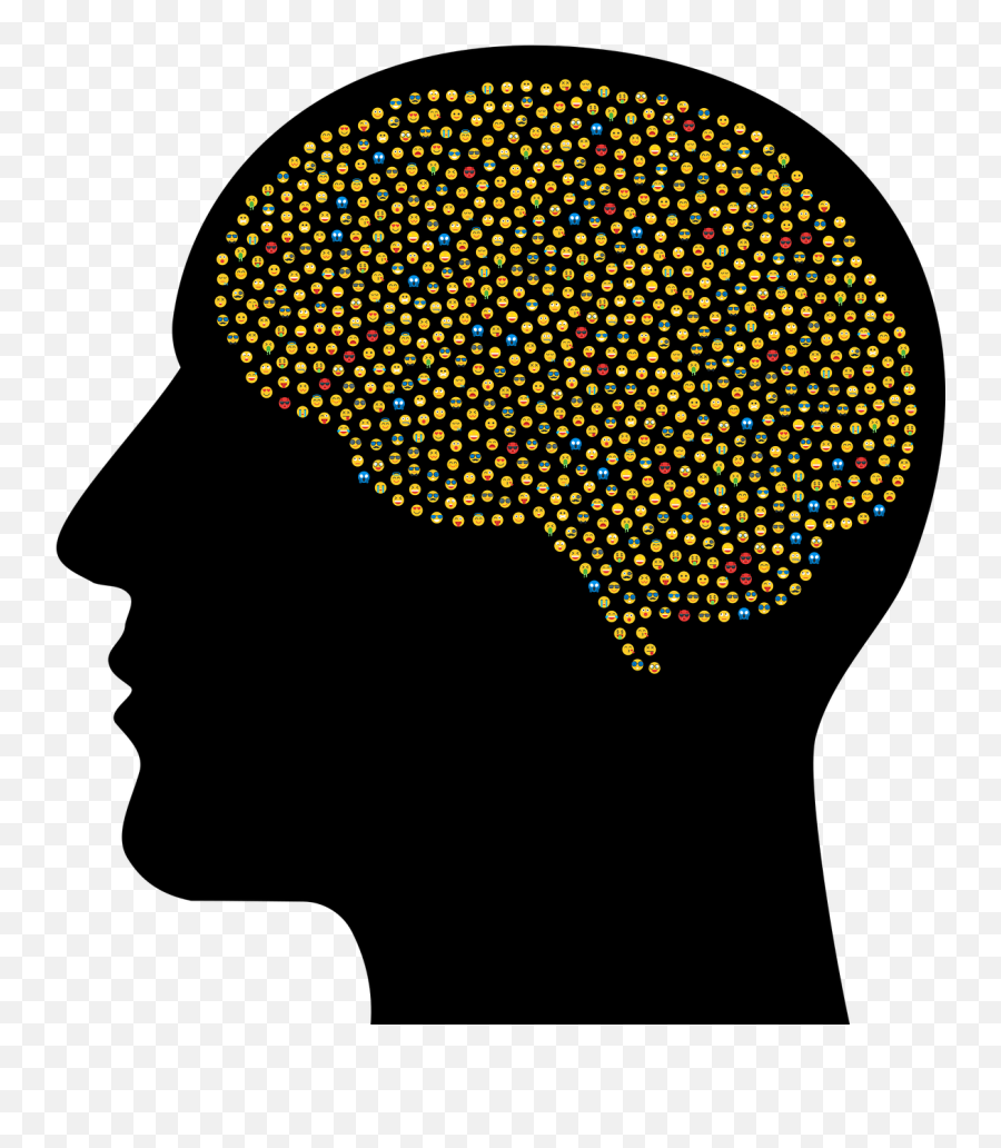 Brain Emoji Psychology - Free Vector Graphic On Pixabay Music Head,Hair Emoji