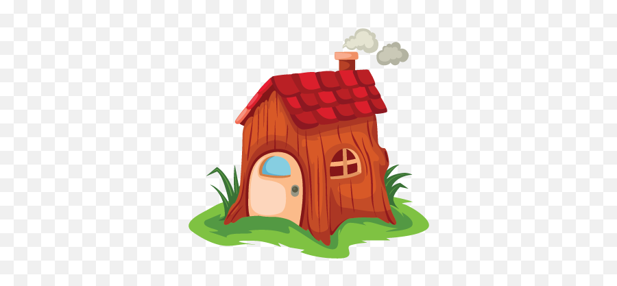 Enchanted Tree House Wall Sticker - Fairy Tale House Transparent Emoji,Tree House Emoji