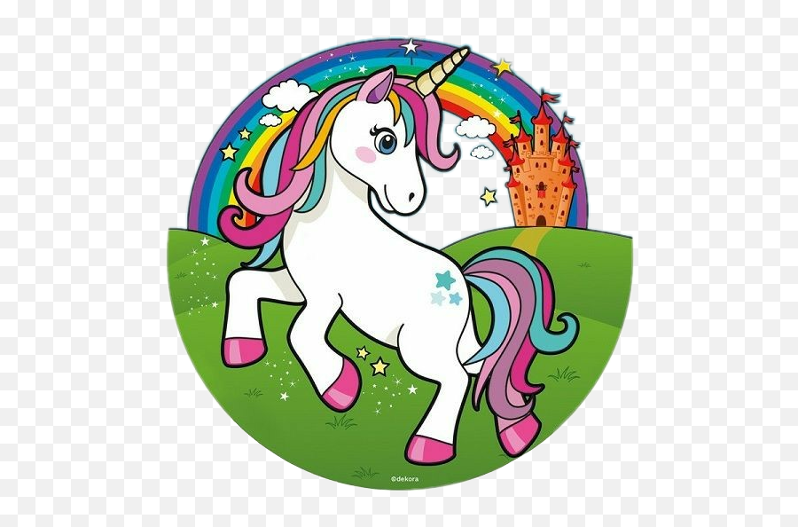 Unicornio Unicorn Sticker By Alicia Coleman - Unicorno Emoji,Emojis Unicornio