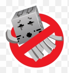 Minecraft Ghastbusters Logo Sticker - Language Emoji,Mine Turtle Text Emoticon