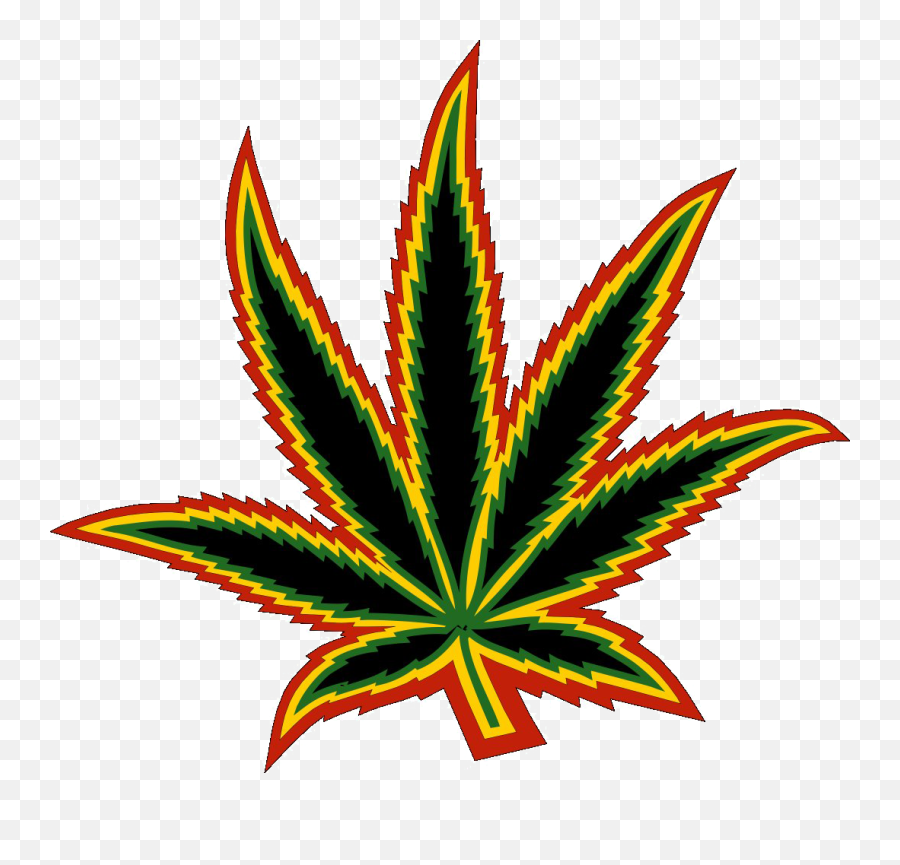 Neon Weed Sticker By Nay - Weed Leaf Transparent Emoji,Cannabis Emoji