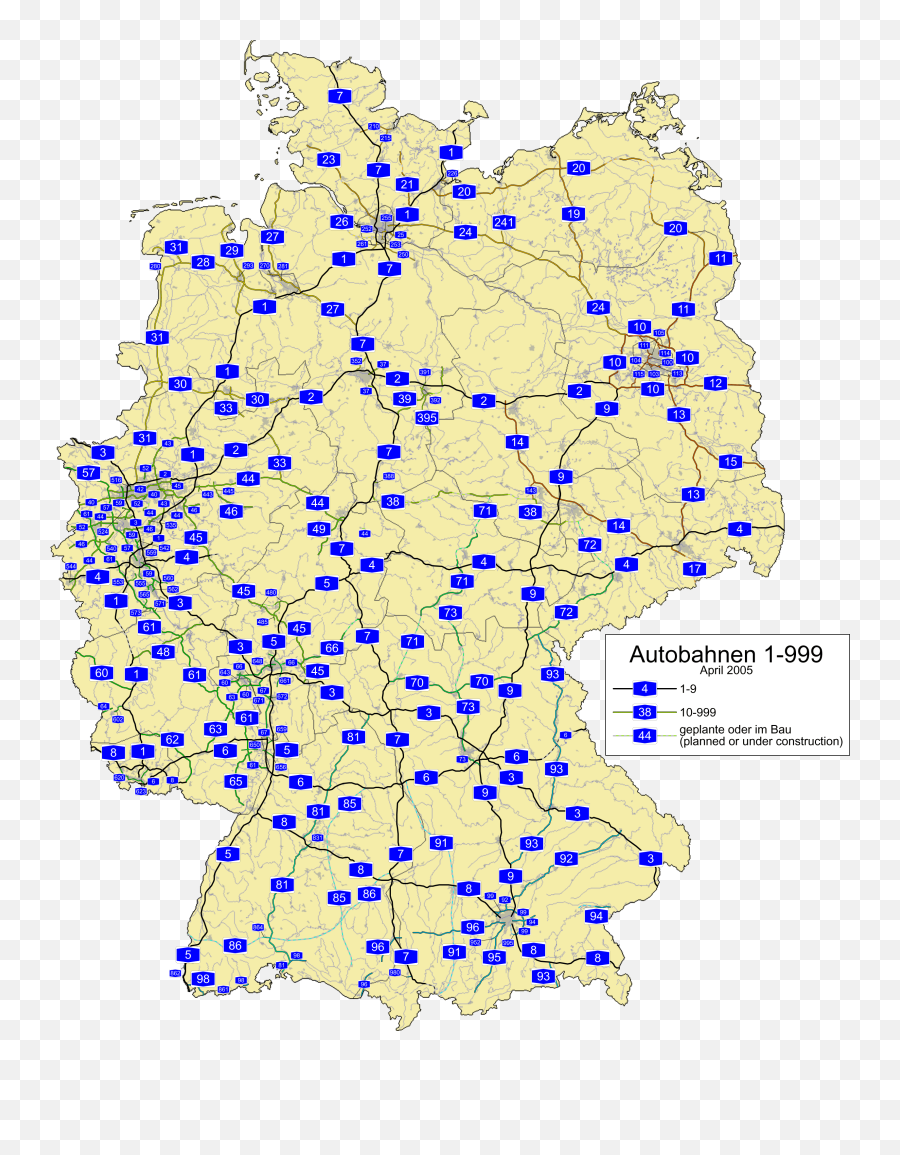 The German Autobahn A Detailed Guide For First - Timers German Autobahn Map Emoji,German Map Emoji