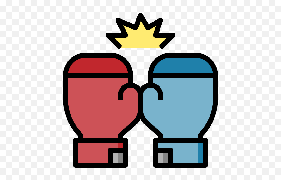 Gym Fight Punch Boxing Gloves - Boxeo Icono Png Emoji,Boxing Glove Emoticon Facebook