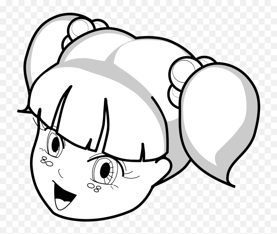 Free Anime Sister Cliparts Download Free Clip Art Free - Girls Cartoons In Black And White Emoji,Domino's Emoji Girl