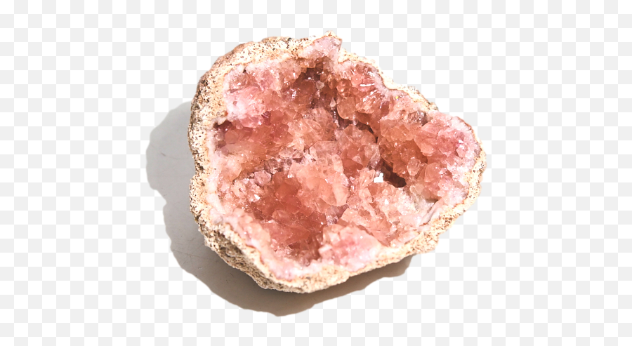 Pink Amethyst Geode Cry - 0845 Necklaces Jewelry Servosin Emoji,Quartz Rock That Means Emotion