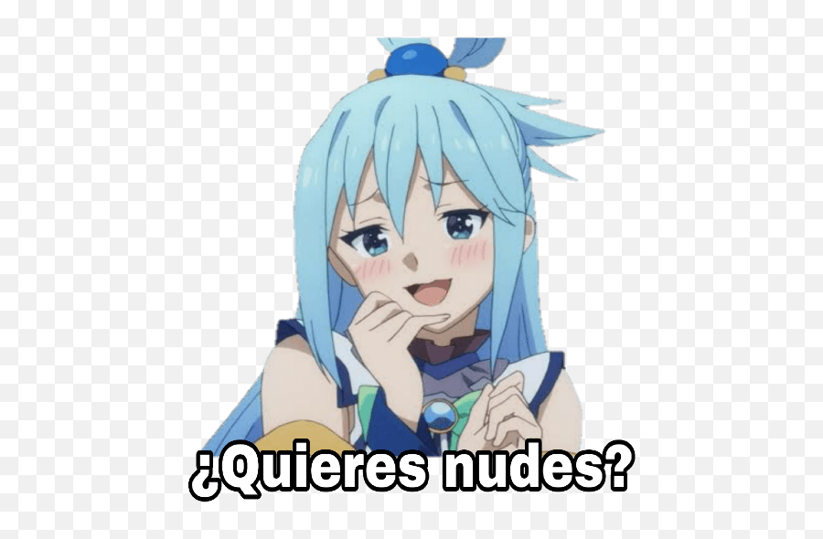 Aqua Konosuba Emoji,Shhh Emoji Faces