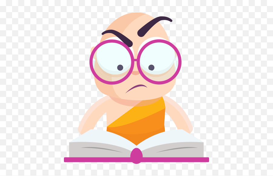 Read Stickers - Free Education Stickers Emoji,Man Meditation Emoji