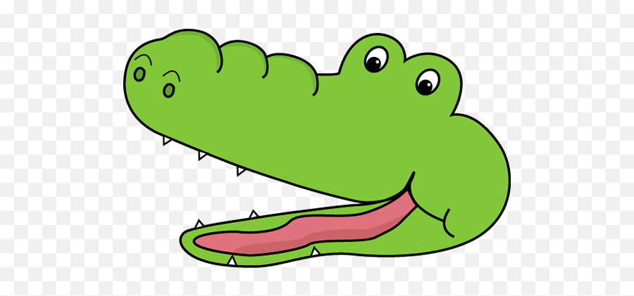 Alligator Head Clipart - Crocodile Mouth Clipart Emoji,Alligator Emoticon