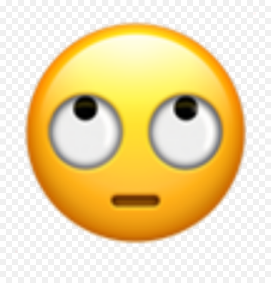 Emoji Emojis Iosemojis Iosemoji Sticker - Iphone Roll Eye Emoji,Annoyed Emoji
