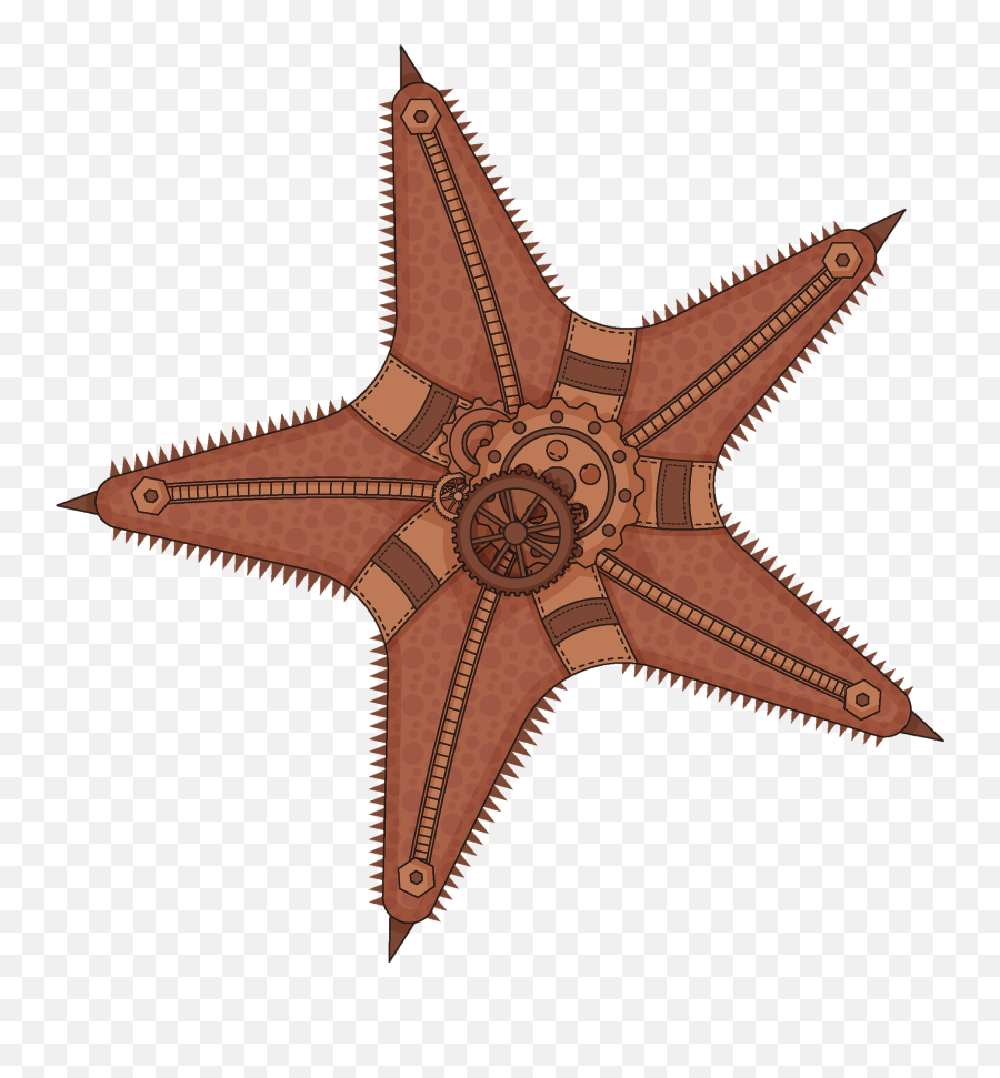 Steampunk Starfish Clipart - Vertical Emoji,Starfish Emoji