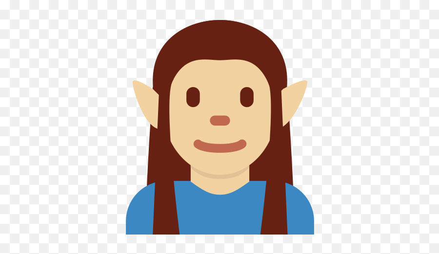 Man Elf Emoji With Medium - Elfo Empji Png,Mouth Message Ear Emoji