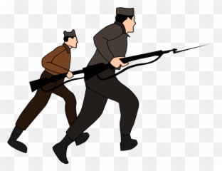 Fighting Clipart Army Fighting - Charging Soldier Emoji,Battle Tank Emoji
