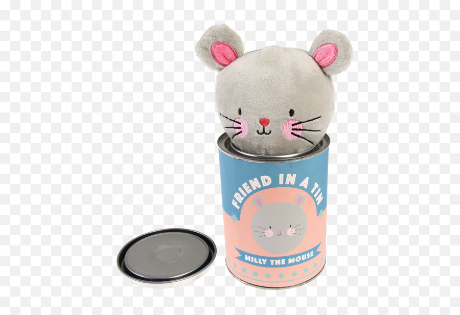 Milly The Mouse Friend In A Tin - Friend Ina Tin Emoji,Emotion Pets Milky Bunny Soft Toy