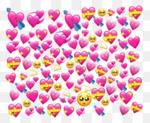 Hearts Emojis Sticker By - Wholesome Background,Emojis For Backgrounds