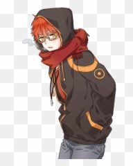 Seventeenedit Seven Anime Anime 707 - Luciel Choi Mystic Messenger Chibi Emoji,Mystic Messenger Seven Emojis