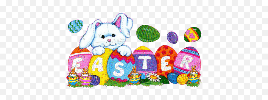 Happy Bunny Stickers For Android Ios - Animated Happy Easter Gif Emoji,Happy Easter Emoji
