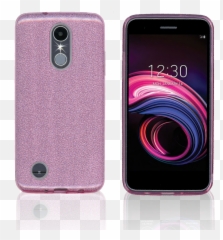 Lg Aristo 332empire Mm Glitter Hybrid Purple - Lg Aristo 3 Emoji,Lg G3 Emoji Case