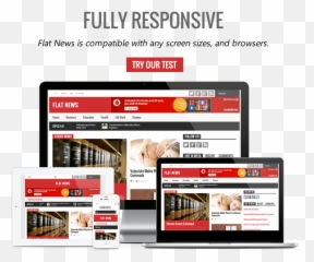 Flatnews - Responsive Magazine Blogger Template By Best Free Responsive Blogger Templates For News Emoji,Best Emoticon Flat Style Download