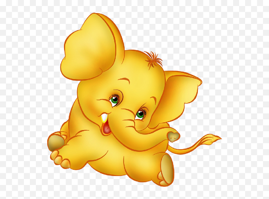 Baby - Elephantclipart29png 600600 Pixels Elephant Clip Cartoon Of Good Night Emoji,Elephant Emoji