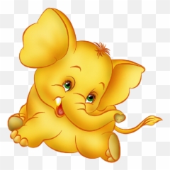 Baby - Elephantclipart29png 600600 Pixels Elephant Clip Cartoon Of Good Night Emoji,Elephant Emoji