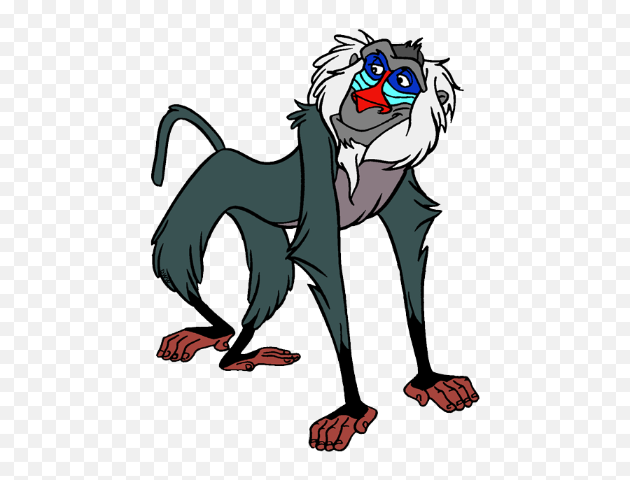 Download Hd Lion King Character Rafiki Transparent Png Image - Rafiki Lion King Png Emoji,Lion King Rafiki Emotion