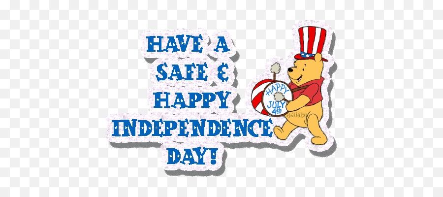 4th July Pictures Images Photos - Pooh Fourth Of July Gif Emoji,Animated 4th Of July Emoticon