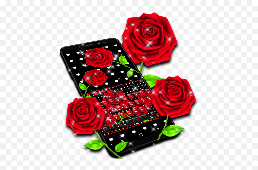 Red Rose Keyboard For Android - Download Cafe Bazaar Floral Emoji,Red Rose Emoticon