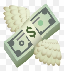 View 12 Flying Money Emoji Png - Money With Wings Emoji,Flying Moneu Emoji