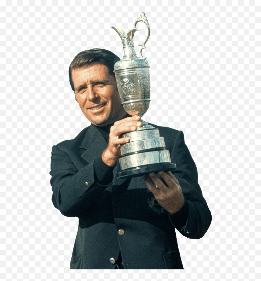 Gary Player Chronicles Unseen The Open - Holding Trophy Emoji,Smiley Emoticon Holding First Place Award