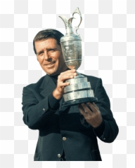 Gary Player Chronicles Unseen The Open - Holding Trophy Emoji,Smiley Emoticon Holding First Place Award