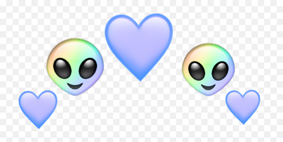 Aesthetic Blue Emoji - Novocomtop Transparent Rainbow Heart Emoji,Iphone Emojis Pastel