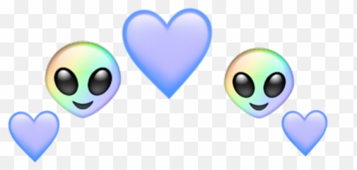 Aesthetic Blue Emoji - Novocomtop Transparent Rainbow Heart Emoji,Iphone Emojis Pastel