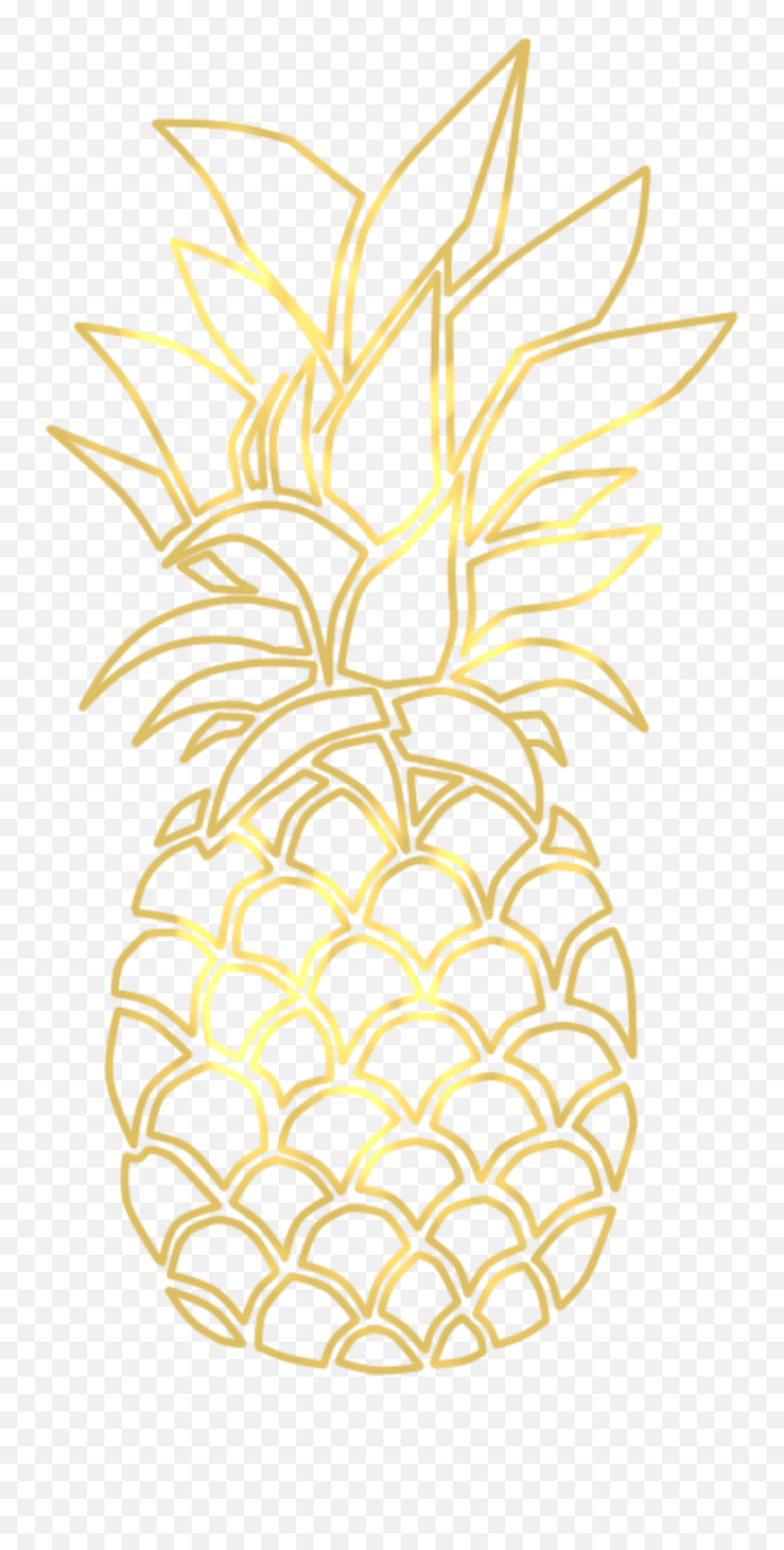 Pin - Decorative Emoji,Fb Pineapple Emoticon