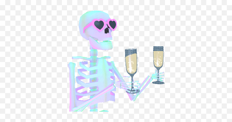 Pin On Art - Drinking Skeleton Gif Transparent Emoji,Spooky Scary Skeletons Emoticon