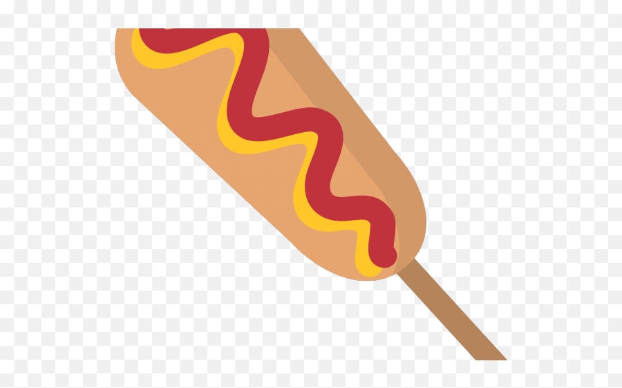 Hot Dog Clipart Corndog - Corn Dog Png Transparent Png Corn Dog Clipart Png Emoji,Hot Dog Emoji