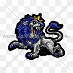 Roaring Lion Cartoon Mascot - Fictional Character Emoji,Roar Like A Lion Emotions Book