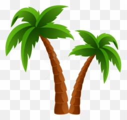 Free Png Download Two Palm Trees Png - Transparent Background Palm Tree Clipart Emoji,Download Emoji For Palm Trees