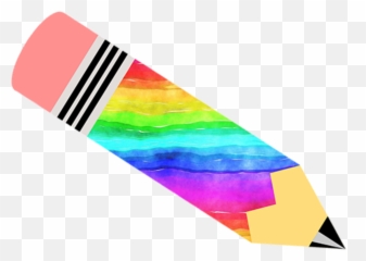 Pencil Graphite Rainbow - Pencil Glitter Vector Emoji,Rainbow Emoji Svg