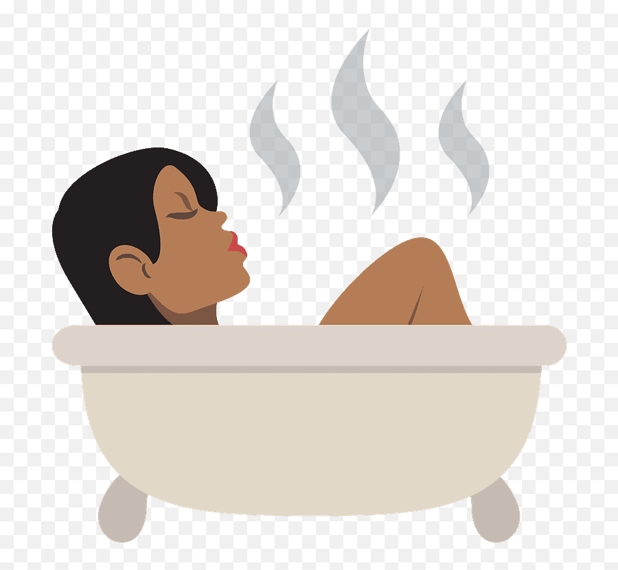 Person Taking Bath Emoji Clipart Free Download Transparent - Bath Vector Png,Flame Emoji Png