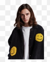 Fleece Smiley Jacket - Happy Emoji,Hong Dong Emoticon Depth