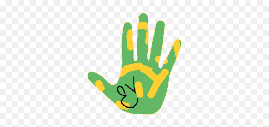 International Childhood Cancer - Sign Language Emoji,Cuando Alguien Recuerda Tu Nombre Emoticon