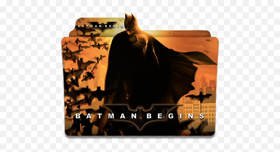 Batman Begins Folder Icon - Dark Knight Folder Icon Emoji,Batman Emoji