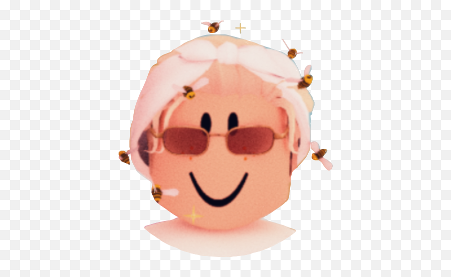 Robloxhead Roblox Robloxgirl Bees Sticker By Emoji,Ignore Emoticon Transparent